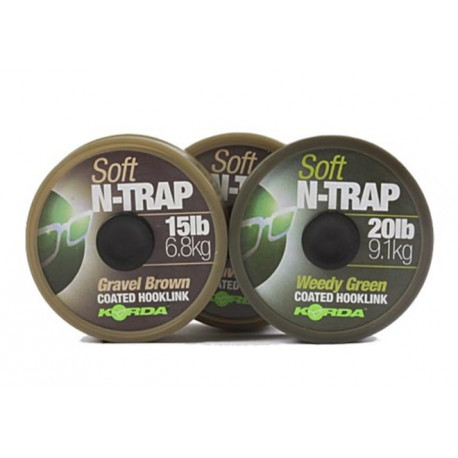 Korda Šňůrka N-Trap Soft Green 20m 