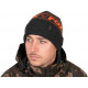 Fox Čepice Collection Beanie Hat Black Orange