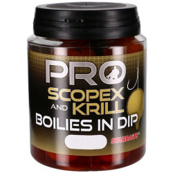 Starbaits Boilies v dipu Pro Scopex Krill 150g