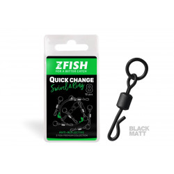 ZFISH Obratlík Quick Change Swivel with Ring vel.8