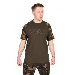 Fox Tričko Khaki Camo Outline T-Shirt