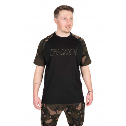 Fox Tričko Black Camo Outline T-Shirt