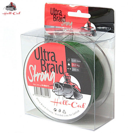 Hell-Cat Ultra Braid Strong 0,60mm, 54,50kg, 200m