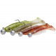 Savage Gear Gumová Nástraha Fat Minnow T Tail RTF Clearwater Mix 4 ks