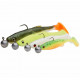 Savage Gear Gumová Nástraha Fat Minnow T Tail RTF Darkwater Mix 4 ks