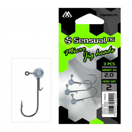 MIKADO Sensual Micro Jig Head 3ks