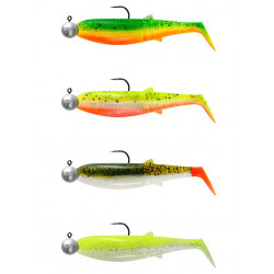 Savage Gear Gumová Nástraha Cannibal Shad Darkwater Mix 4+4 - 8cm 5g